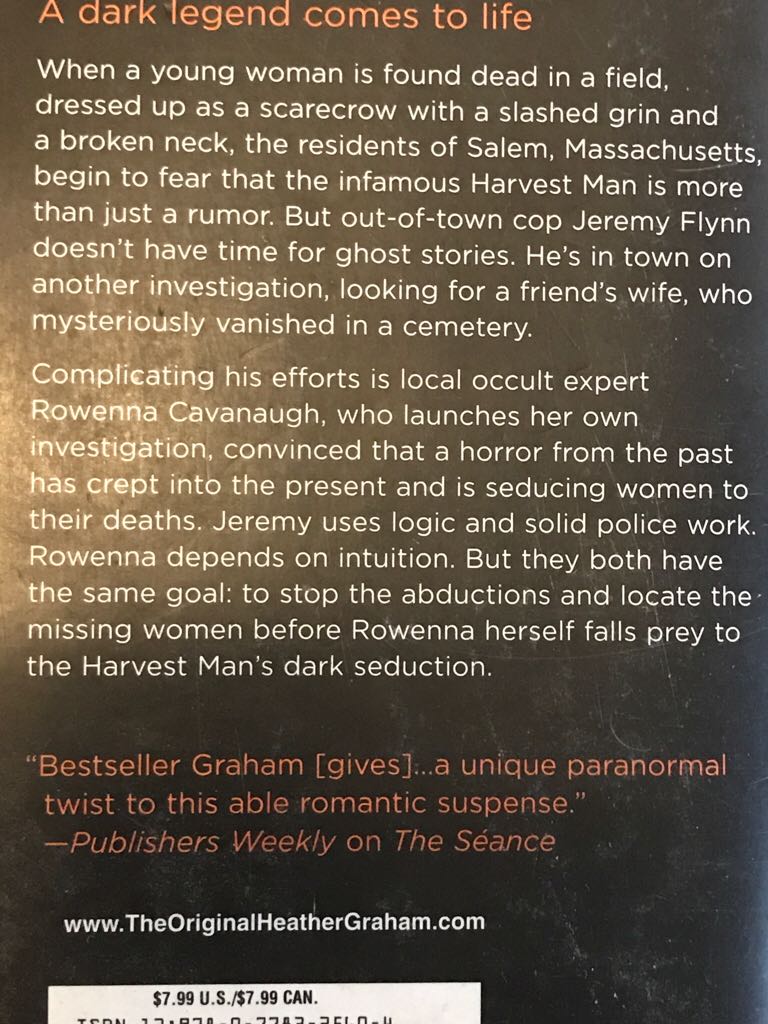 Deadly Harvest - Heather Graham (Mira Books - Paperback) book collectible [Barcode 9780778325604] - Main Image 2