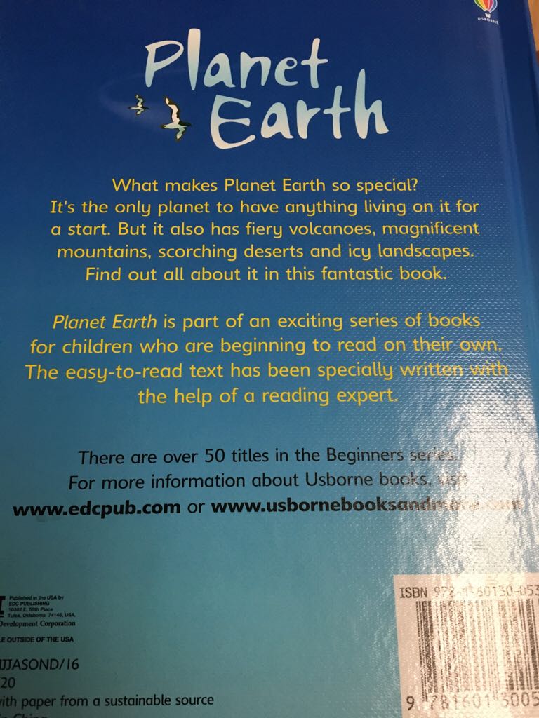 Planet Earth - Britannica book collectible [Barcode 9781601300539] - Main Image 1