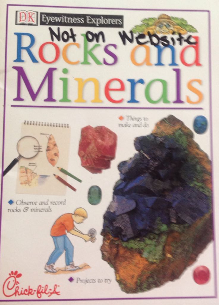 Rocks And Minerals - Herbert S. (A DK Publishing Book - Paperback) book collectible - Main Image 1