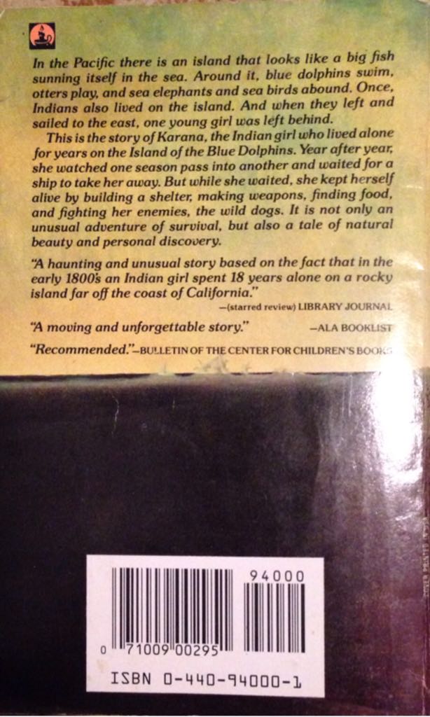 Island Of The Blue Dolphins - Scott O’Dell (Paperback) book collectible - Main Image 2