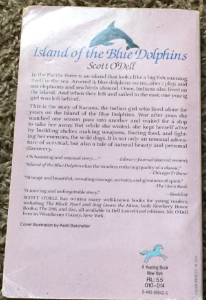 Island Of The Blue Dolphins  book collectible - Main Image 2
