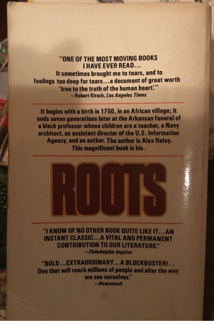 Roots - Alex Haley (Dell - Paperback) book collectible [Barcode 9780440174646] - Main Image 2