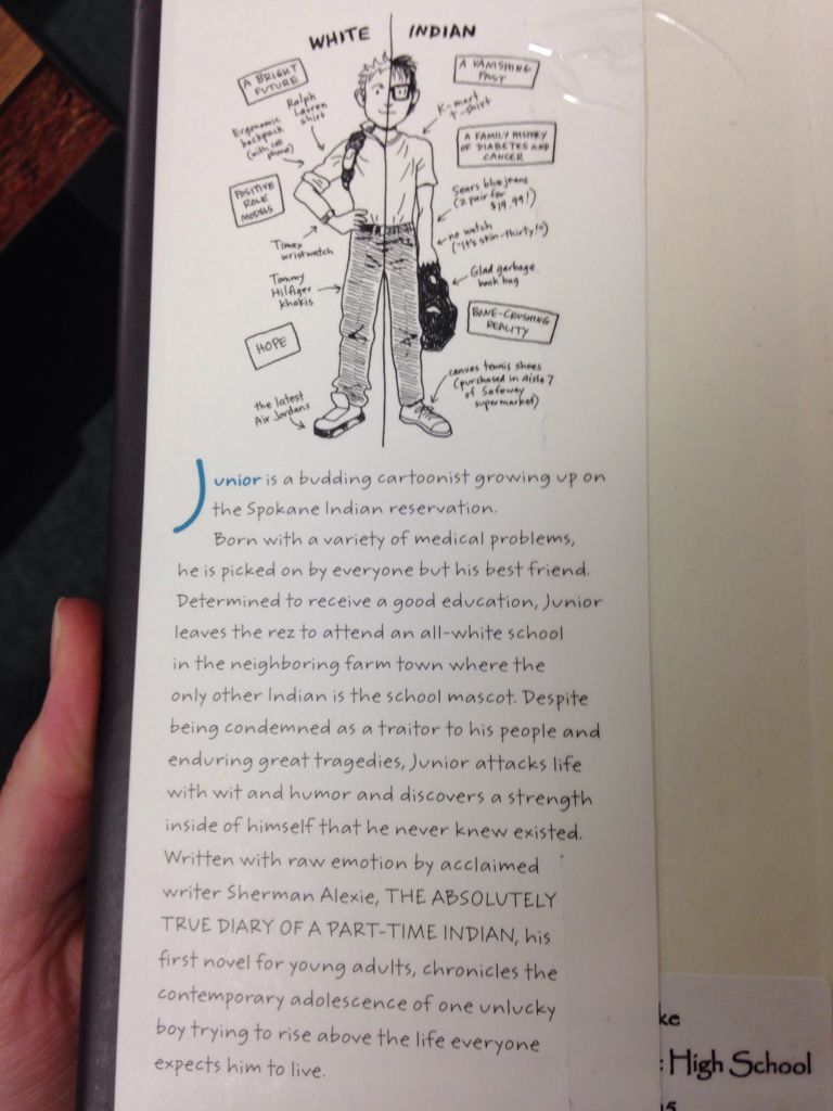 The Absolutely True Diary Of A Part-Time Indian - Sherman Alexie (Little Brown - Paperback) book collectible [Barcode 9780316013680] - Main Image 2