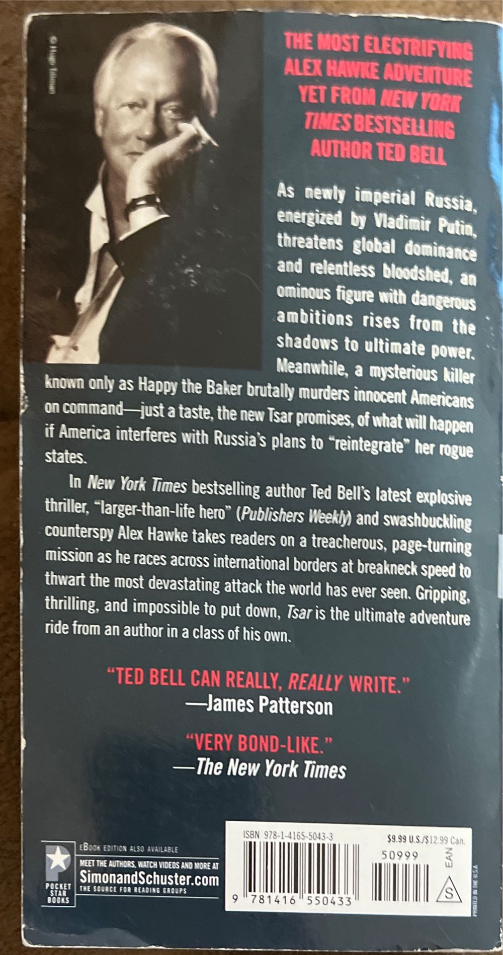 Tsar - Ted Bell (Pocket Star Books - Paperback) book collectible [Barcode 9781416550433] - Main Image 2