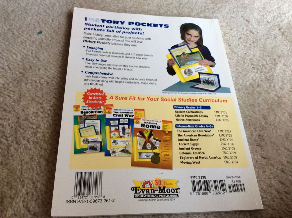 Ancient Rome - Belinda Gallagher (Evan-Moor) book collectible [Barcode 9781596732612] - Main Image 2