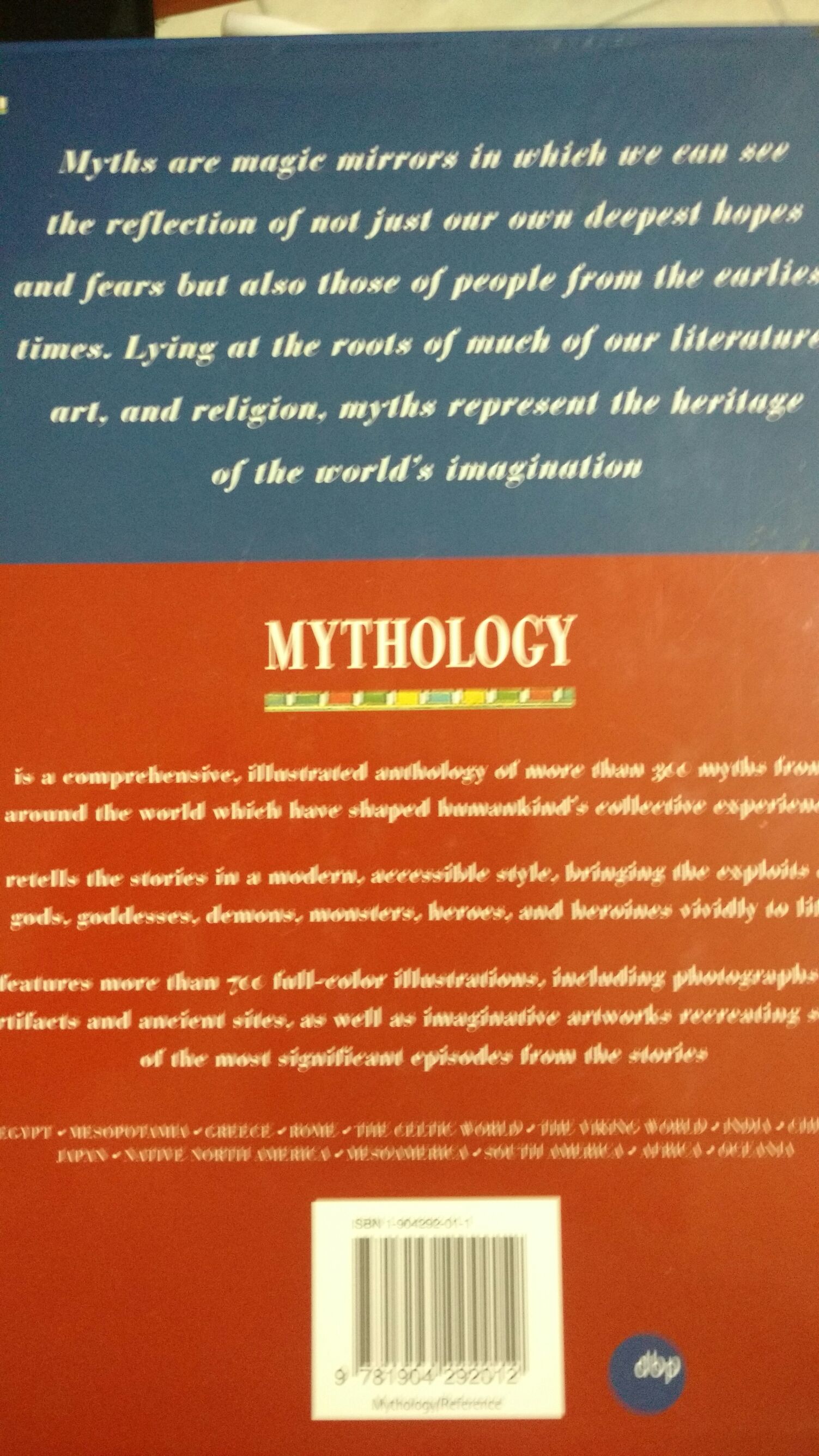 Mythology - C. Scott Littleton (Duncan Baird Publishers - Hardcover) book collectible [Barcode 9781904292012] - Main Image 2