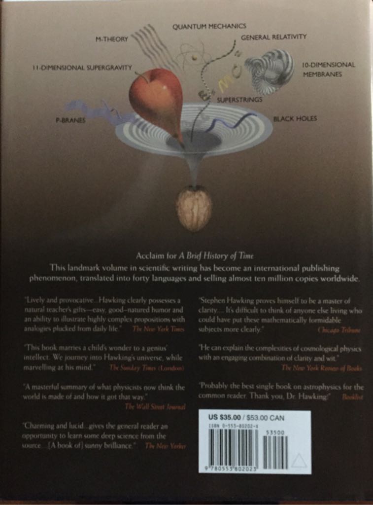 The Universe in a Nutshell - Stephen Hawking (Bantam - Hardcover) book collectible [Barcode 9780553802023] - Main Image 2