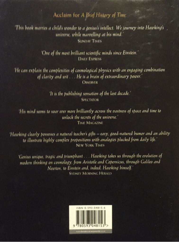 Universe In A Nutshell, The - Stephen Hawking (Bantam Books - Hardcover) book collectible [Barcode 9780593048153] - Main Image 2