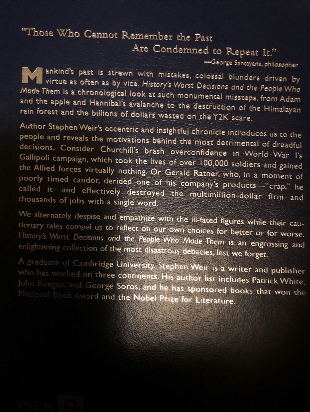 Historys Worst Decisions and the People Who Made Them - Stephen Weir book collectible [Barcode 9781740456692] - Main Image 2
