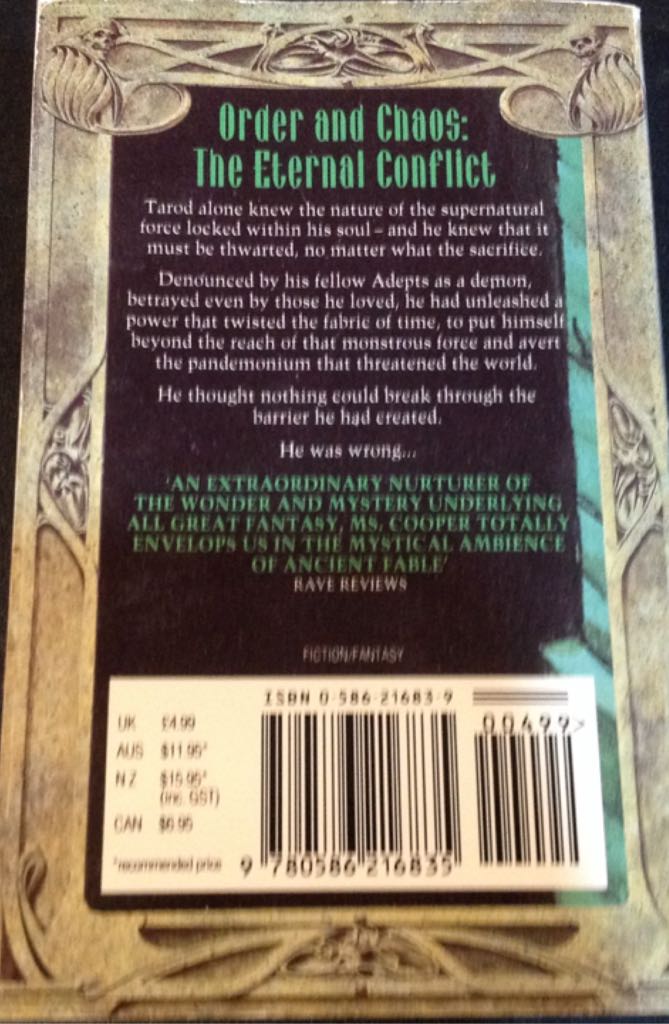 Outcast, The - Louise Cooper (Grafton Books - Paperback) book collectible [Barcode 9780586216835] - Main Image 2