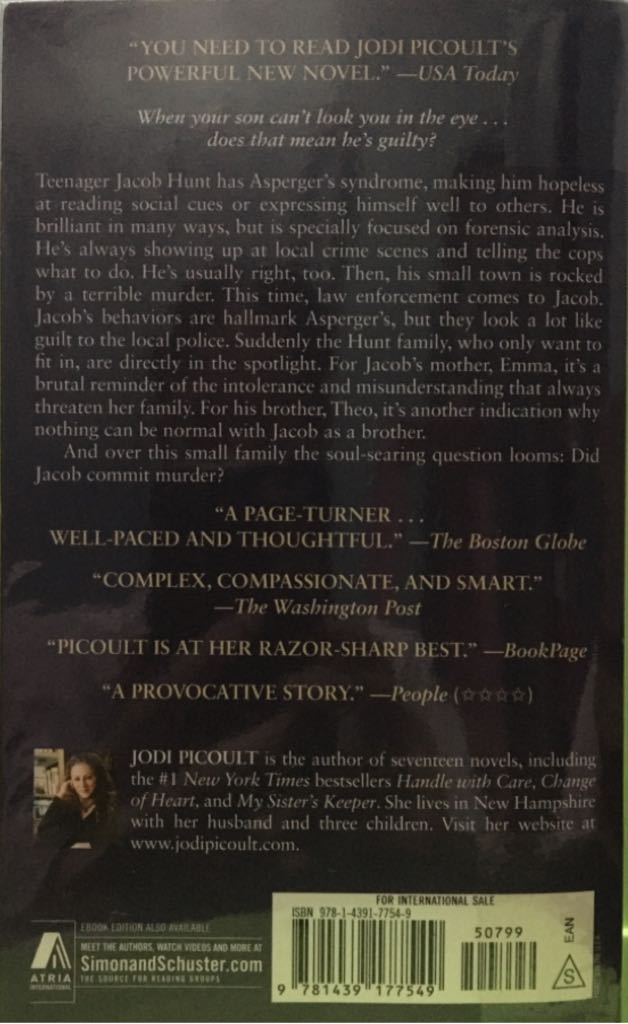 House Rules - Jodi Picoult (Atria International - Paperback) book collectible [Barcode 9781439177549] - Main Image 2