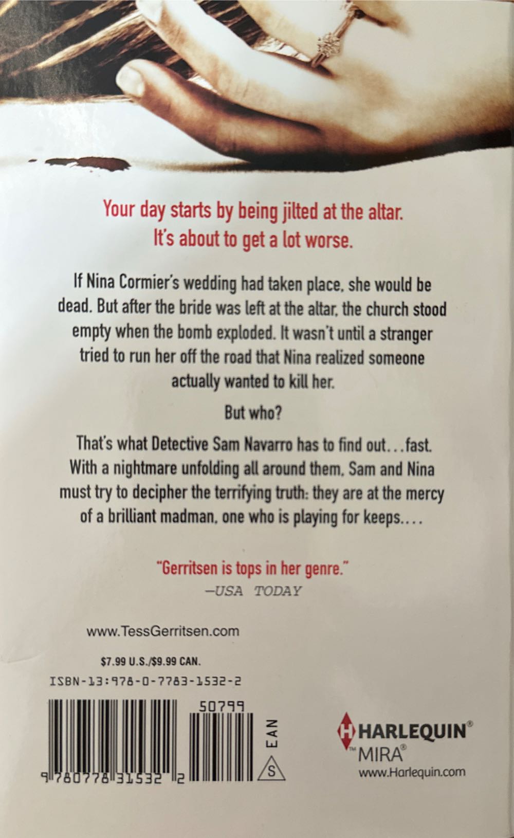 Keeper Of The Bride - Tess Gerritsen (Harlequin Books S.A. - Paperback) book collectible [Barcode 9780778315322] - Main Image 2