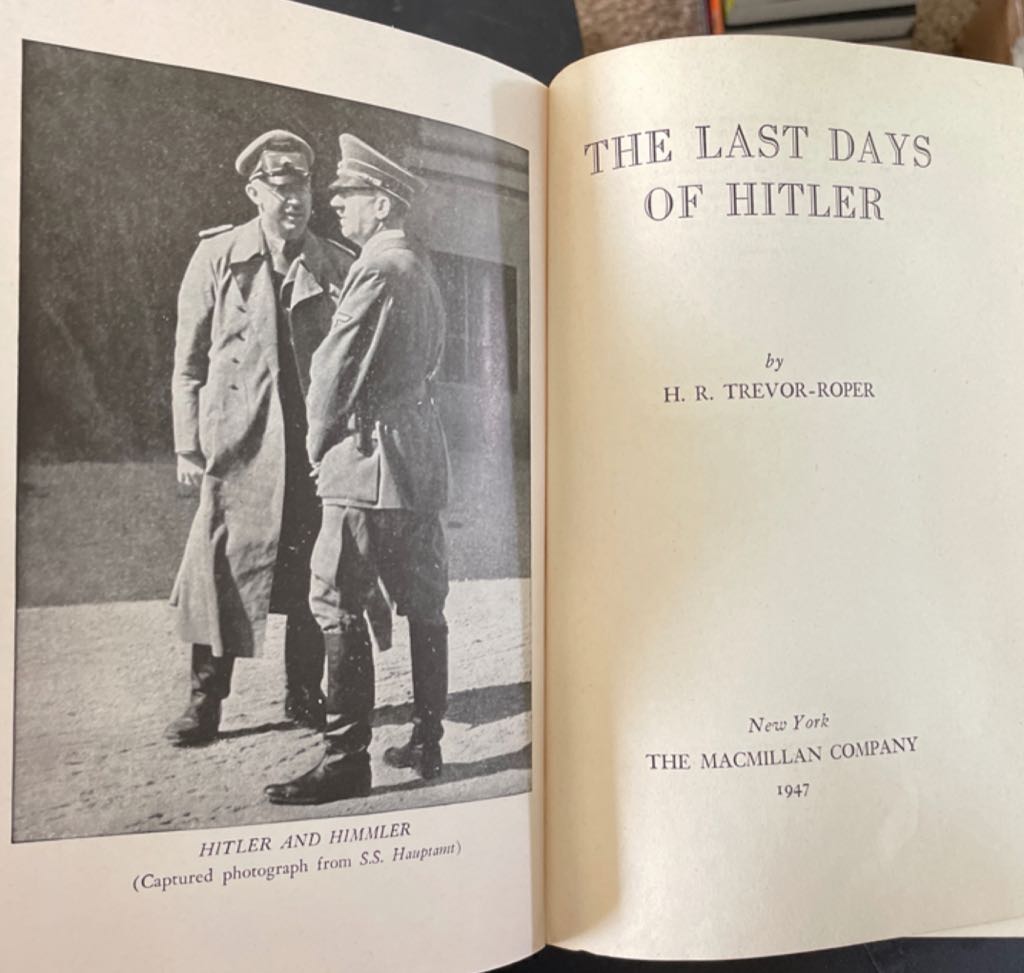 The Last Days Of Hitler - H R Trevor-Roper (Collier Books - Paperback) book collectible [Barcode 9781854093806] - Main Image 2