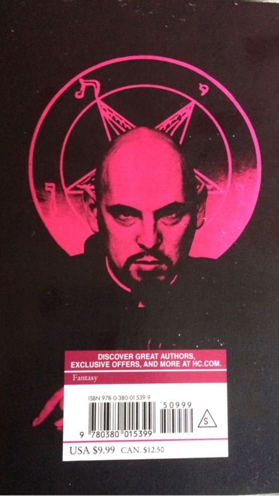 The Satanic Bible - Anton Szandor LaVey (Avon Books - Paperback) book collectible [Barcode 9780380015399] - Main Image 2