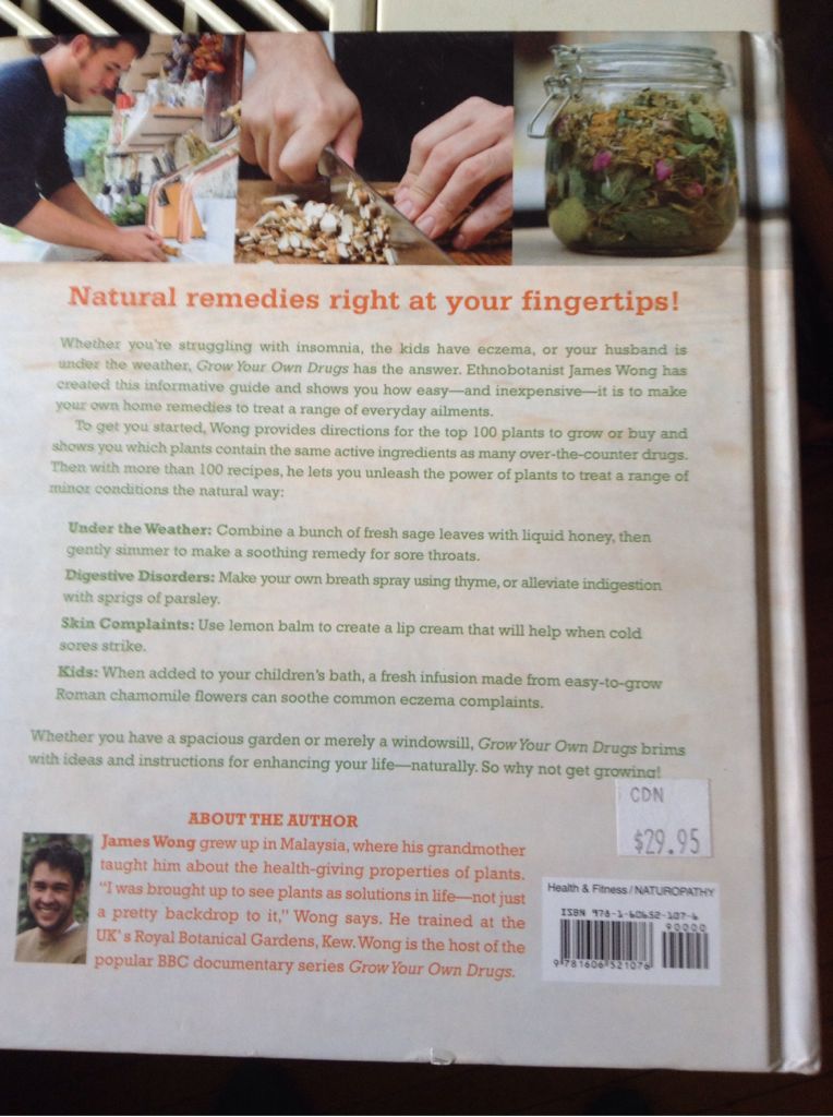 Grow Your Own Drugs - James Wong (Readers Digest) book collectible [Barcode 9781606521076] - Main Image 2
