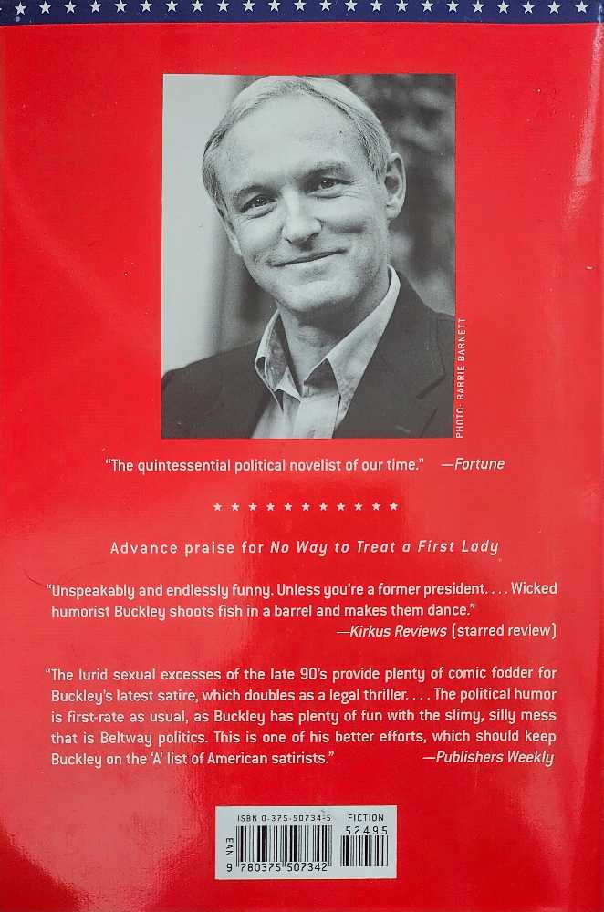 No Way to Treat a First Lady - Christopher Buckley (Random House Inc - Hardcover) book collectible [Barcode 9780375507342] - Main Image 2