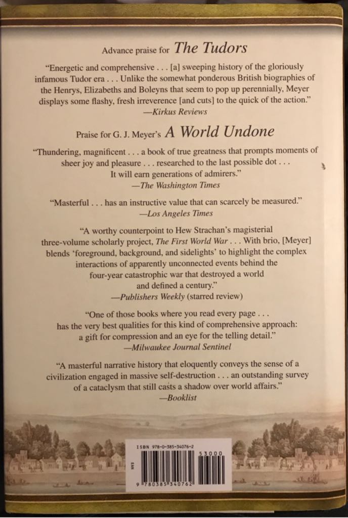 The Tudors: the Complete Story of England’s Most Notorious Dynasty - G.J. Meyer (Random House of Canada - Audiobook) book collectible [Barcode 9780385340762] - Main Image 2