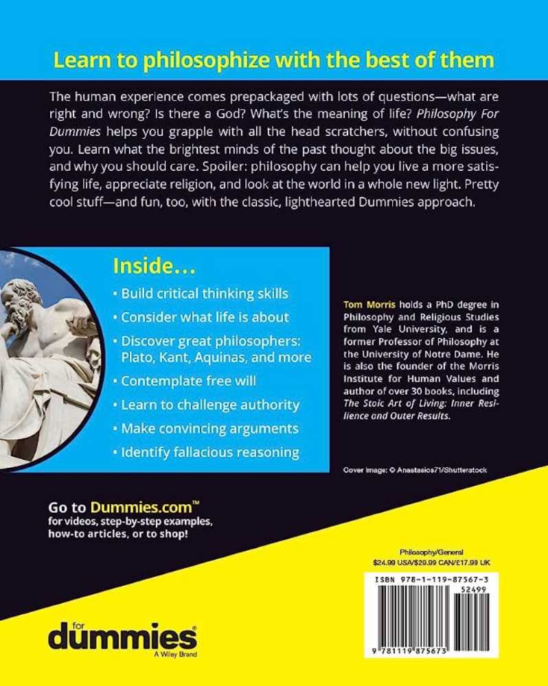 Philosophy For Dummies - Tom Morris (Tantor Media - Audiobook) book collectible [Barcode 1700761541536] - Main Image 2