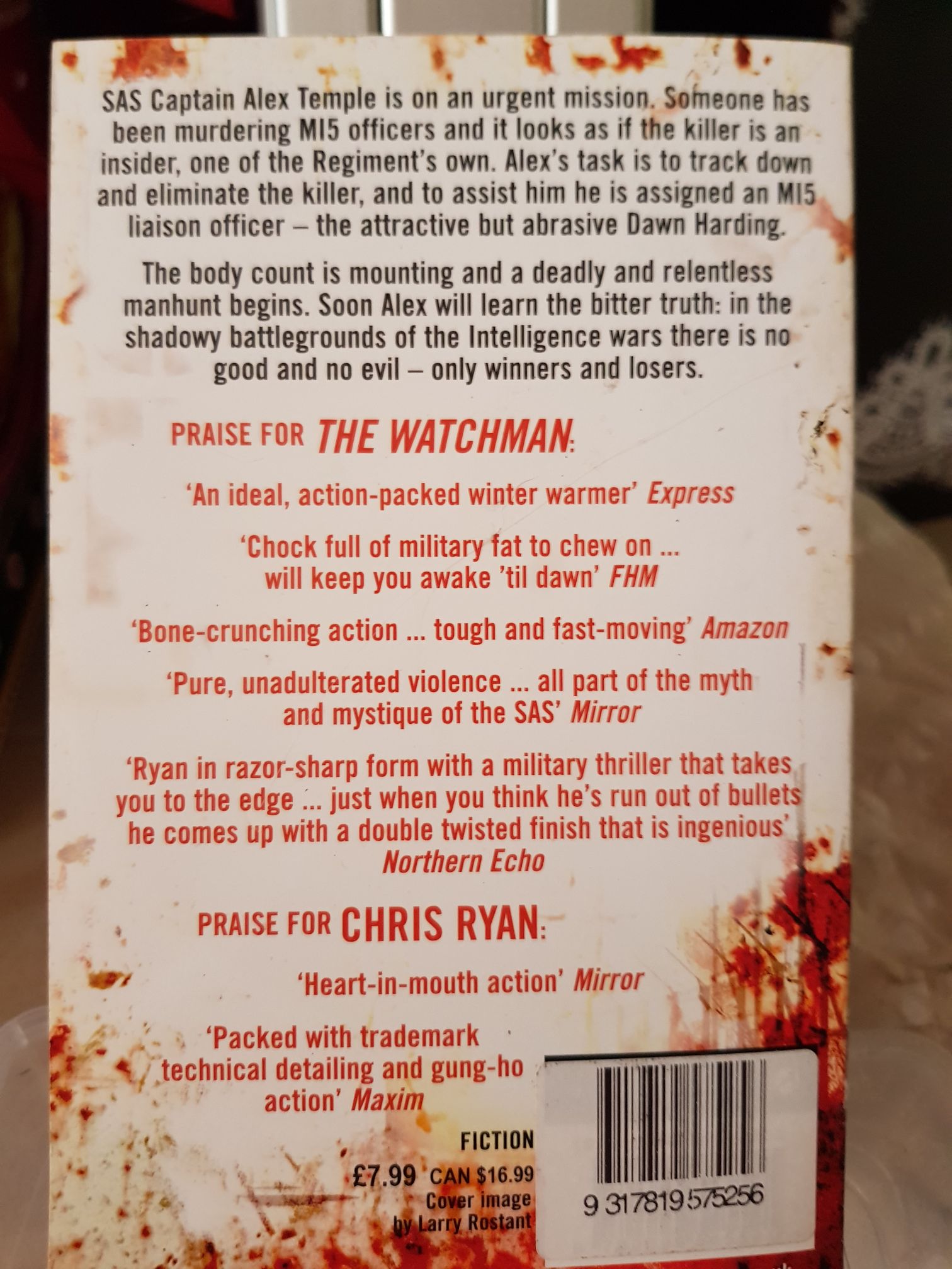 The Watchman - Chris Ryan (Arrow Books - Paperback) book collectible - Main Image 2