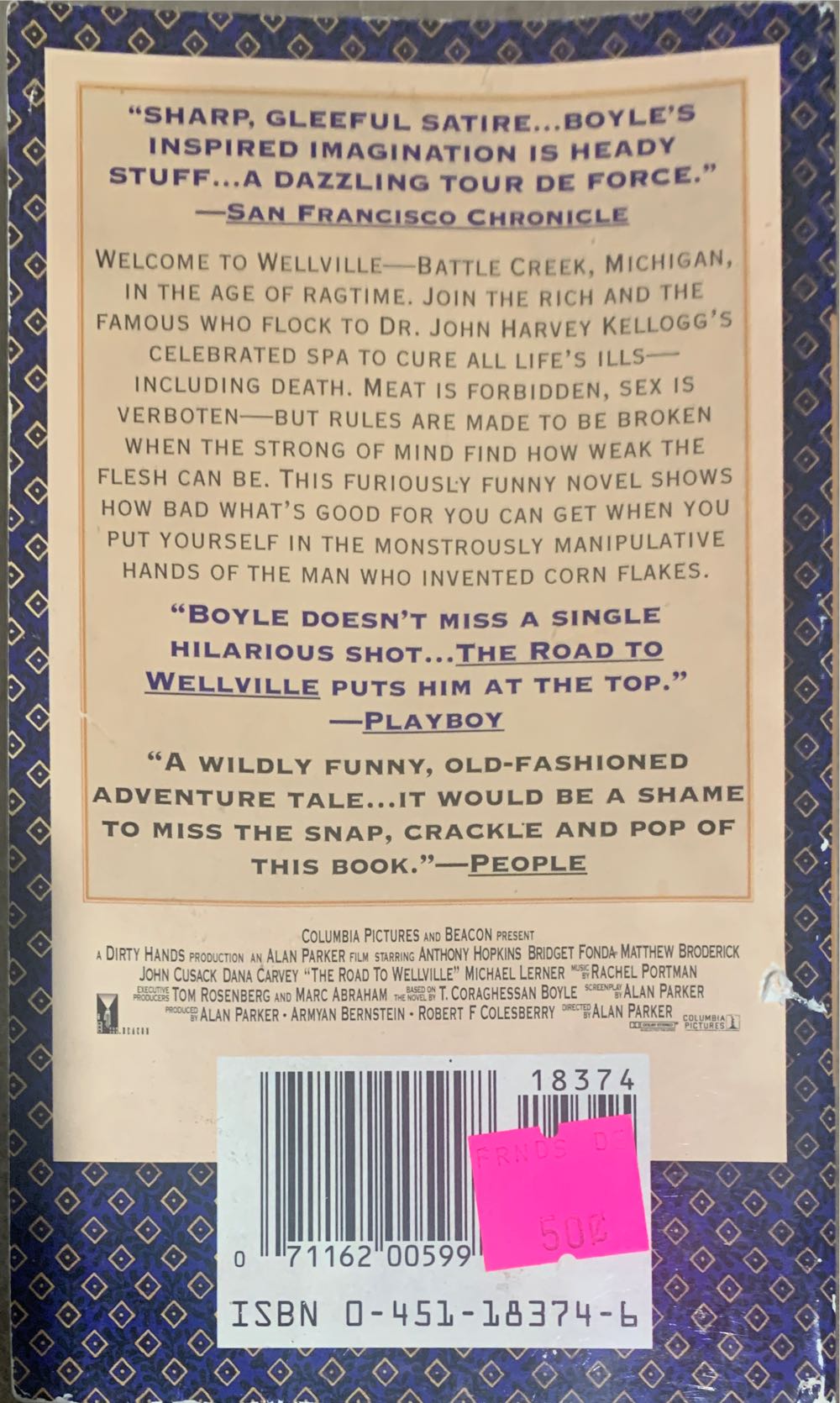The Road To Wellville - Coraghessan Boyle (New Amer Library) book collectible [Barcode 9780451183743] - Main Image 2