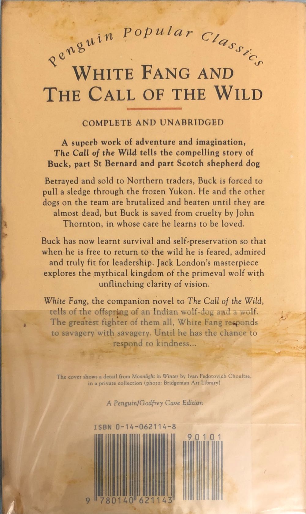 White Fang And the Call Of the Wild - Jack London (Penguin Books - Paperback) book collectible [Barcode 9780140621143] - Main Image 2