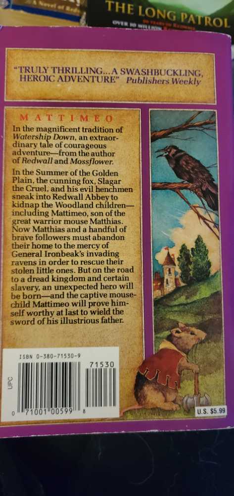 Mattimeo - Brian Jacques (Paperback) book collectible - Main Image 2