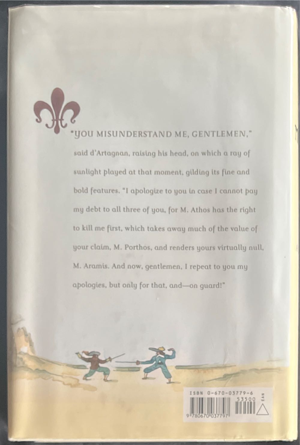 The Three Musketeers - Alexandre Dumas (The Viking Press - Hardcover) book collectible [Barcode 9780670037797] - Main Image 2