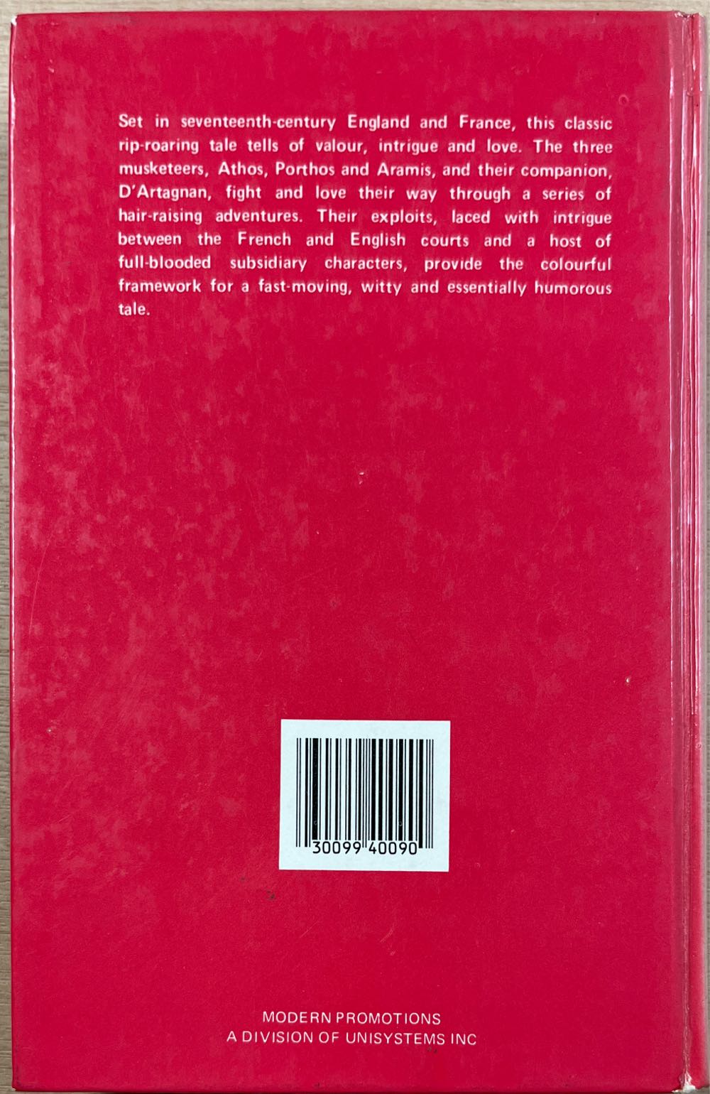 The Three Musketeers - Alexandre Dumas (Random House / Random House Children’s Books / Bantam Books - Hardcover) book collectible [Barcode 9780709701286] - Main Image 2