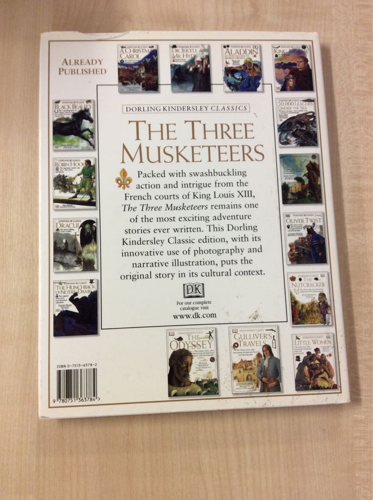 The Three Musketeers - Dumas, Alexandre book collectible [Barcode 9780751363784] - Main Image 2