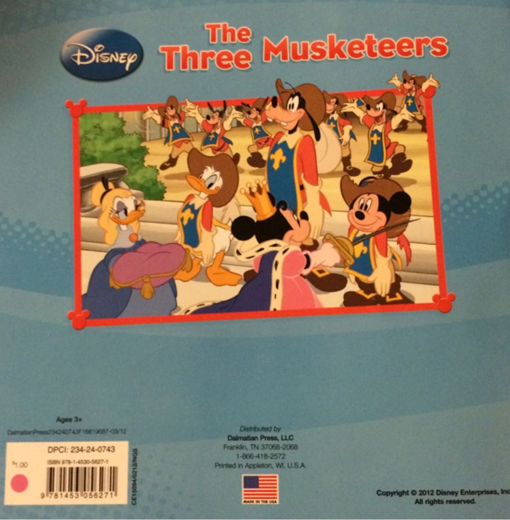 The Three Musketeers - Dumas, Alexandre book collectible [Barcode 9781453056271] - Main Image 2