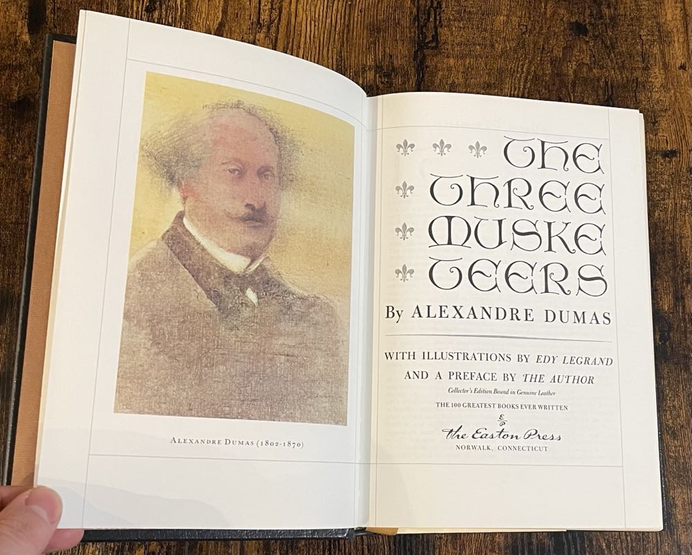 The Three Musketeers - Alexandre Dumas (The Easton Press - Calf-Binding) book collectible - Main Image 4