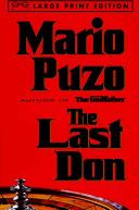 The Last Don - Mario Puzo (Random House Large Print Publishing) book collectible [Barcode 9780679759003] - Main Image 1