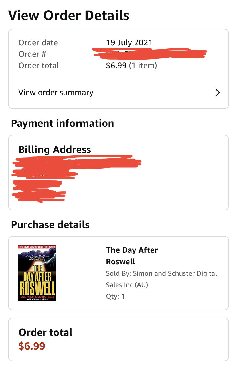 The Day After Roswell ~ Bought - Col. Philip (Kindle) book collectible - Main Image 3