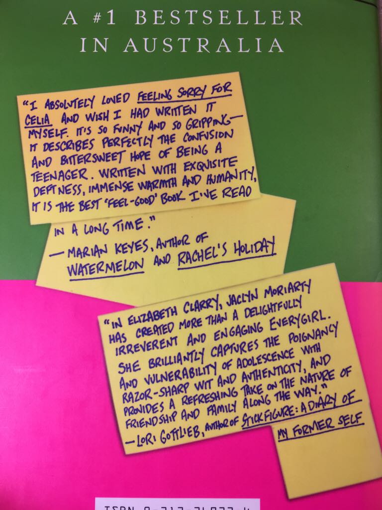 Feeling Sorry For Celia  (St Martins Press) book collectible [Barcode 9780312269234] - Main Image 2