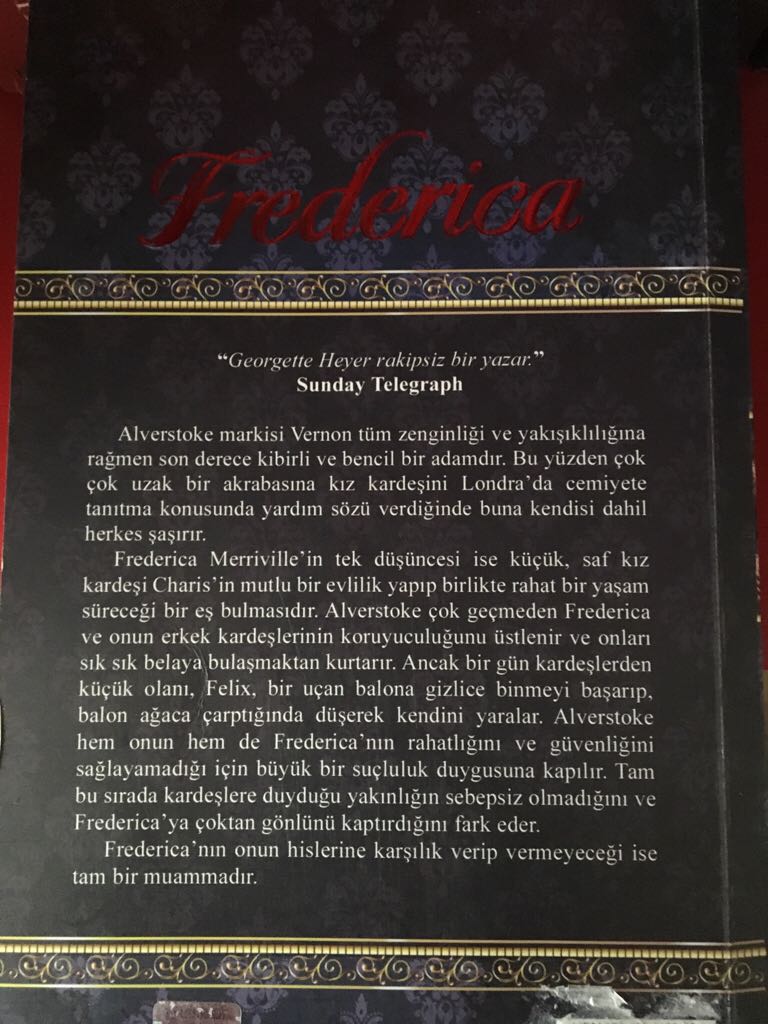 Frederica - Heyer, Georgette book collectible [Barcode 9786054188680] - Main Image 2