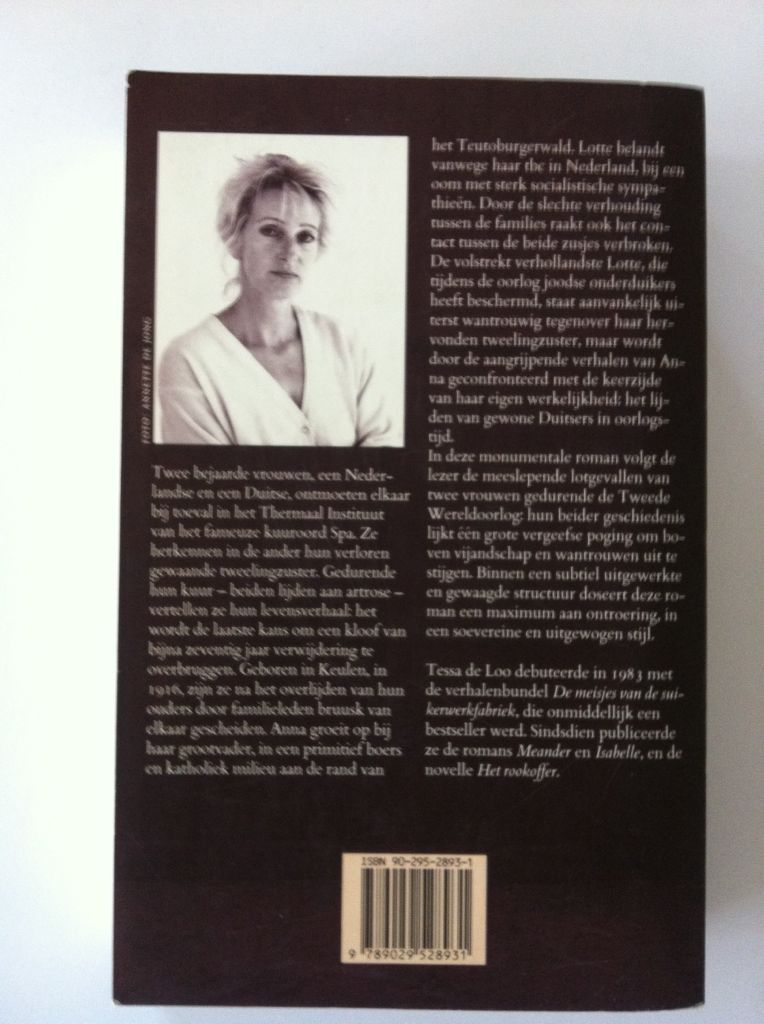 De tweeling - Tessa de Loo (Paperback) book collectible [Barcode 9789029528931] - Main Image 2