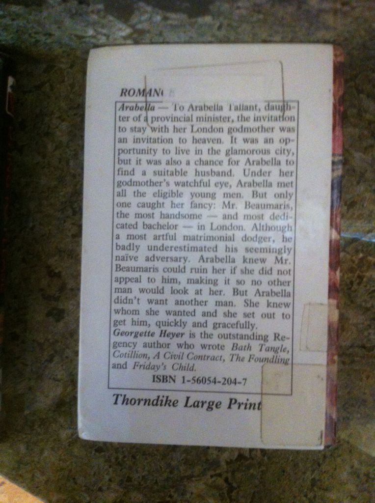 Arabella - Heyer, Georgette book collectible [Barcode 9781560542049] - Main Image 2