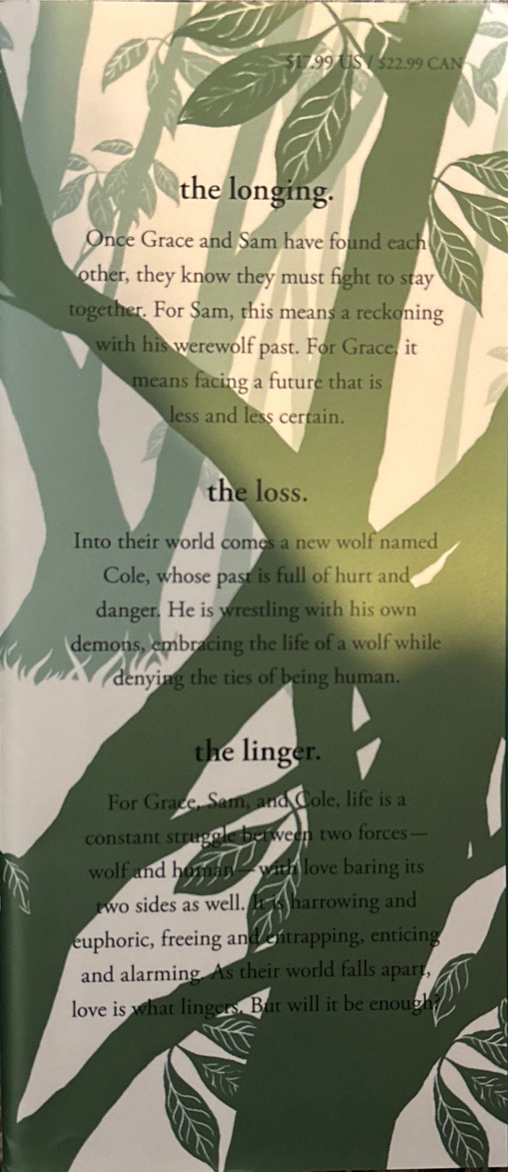 Shiver #2: Linger - Maggie Stiefvater (Scholastic - Hardcover) book collectible - Main Image 3
