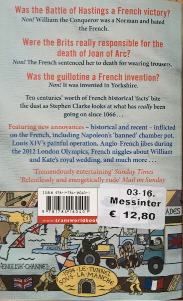 1000 Years Of Annoying The French - Stephen Clarke (Penguin Random House UK) book collectible [Barcode 9781784160401] - Main Image 2