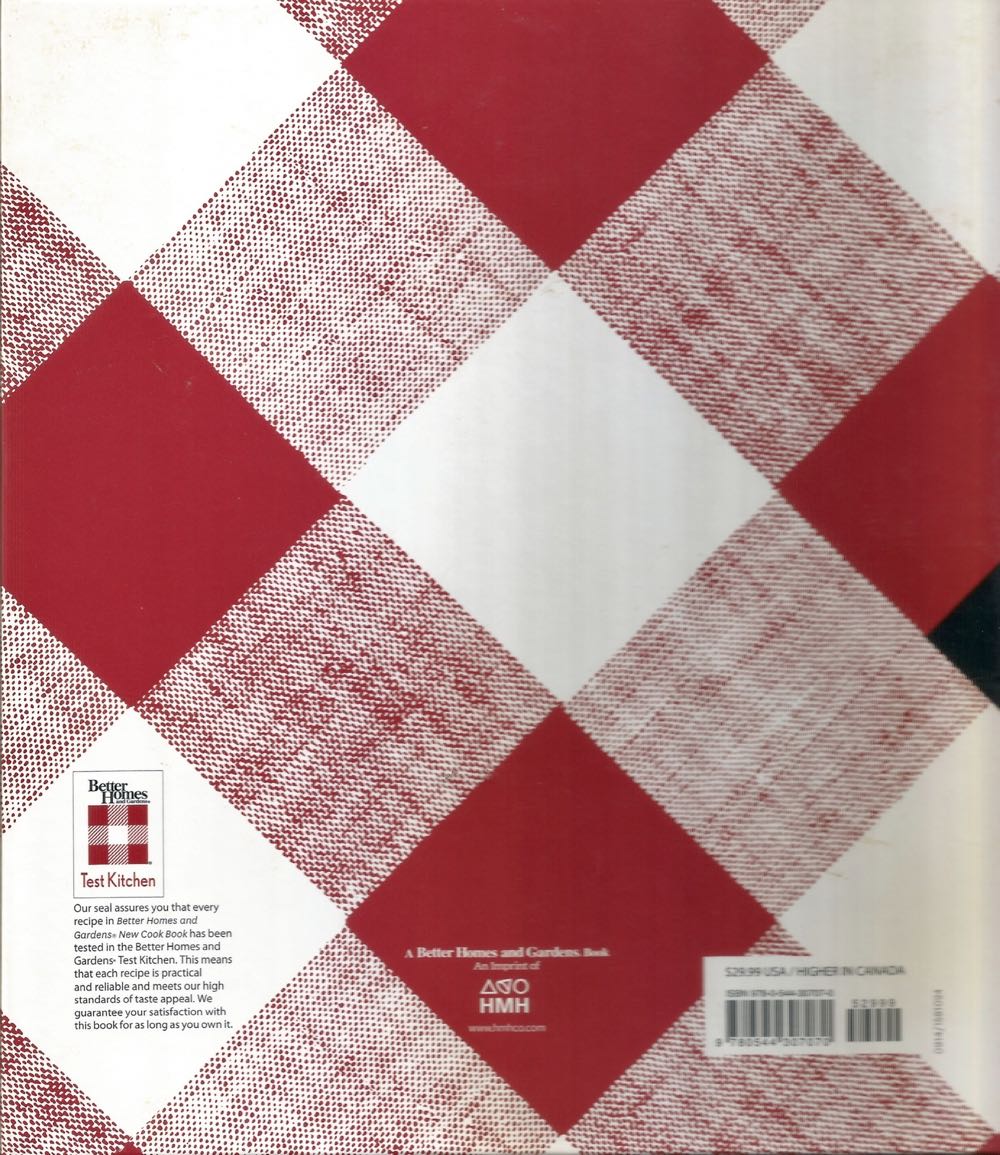 Better Homes And Gardens New Cook Book - Sandra Granseth (Houghton Mifflin Harcourt) book collectible [Barcode 9780544307070] - Main Image 2