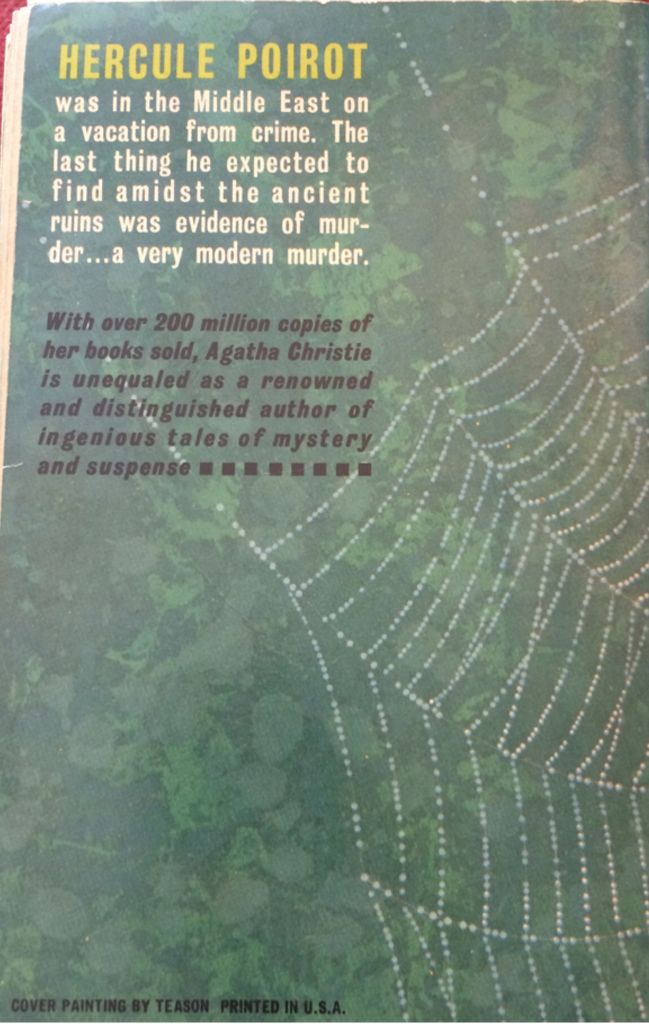 Appointment With Death - Agatha Christie (A Dell Book - Paperback) book collectible - Main Image 2