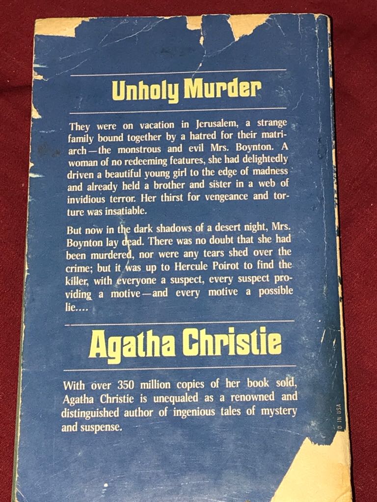 Appointment With Death  (A Dell Book - Paperback) book collectible - Main Image 2