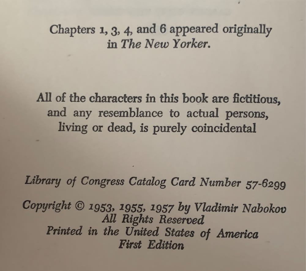 Pnin - Vladimir Nabokov (Doubleday & Company. inc - Hardcover) book collectible - Main Image 2