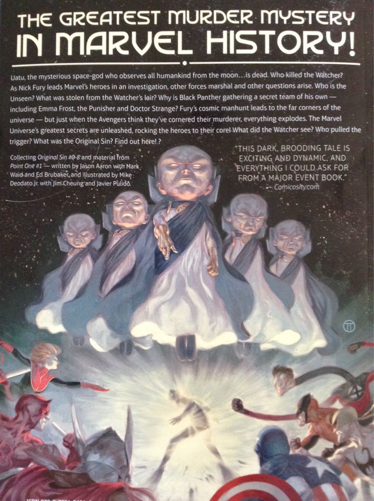 Original Sin - Beth McMullen (Marvel Comics - Trade Paperback) book collectible [Barcode 9780785154914] - Main Image 2