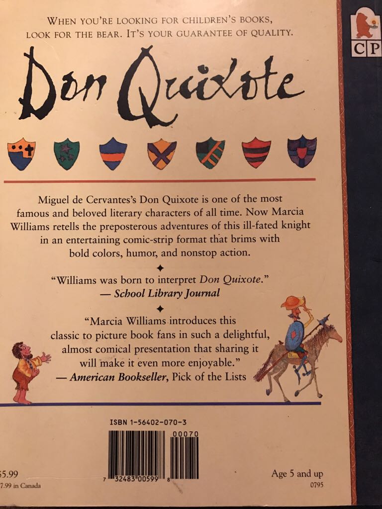 Don Quixote - Miguel de (Candlewick Press (MA)) book collectible [Barcode 9781564020703] - Main Image 2