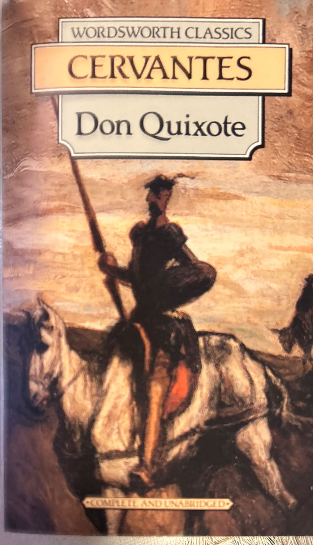 Don Quixote - Miguel De Cervantes (Wordsworth Editions - Paperback) book collectible [Barcode 9781853260360] - Main Image 3