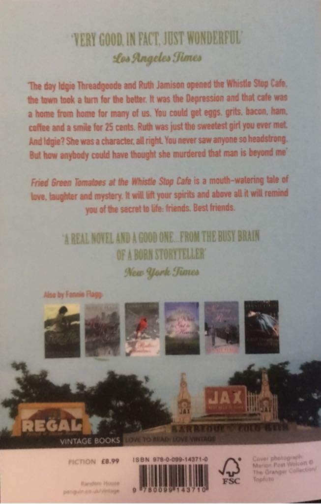 Fried Green Tomatoes At The Whistle Stop Cafe - Fannie Flagg (Trade Paperback) book collectible [Barcode 0070212570] - Main Image 2