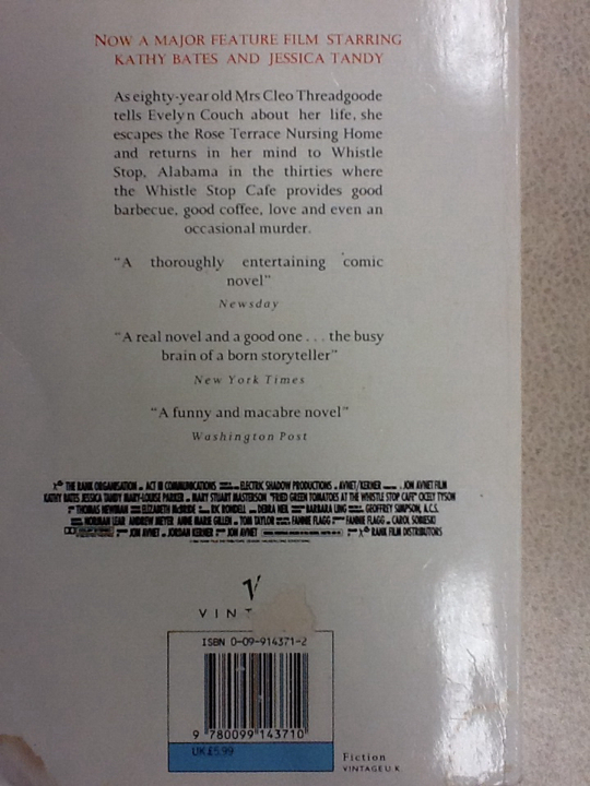 Fried Green Tomatoes At The Whistle Stop Cafe - Fannie Flagg (Random House Inc.) book collectible - Main Image 2