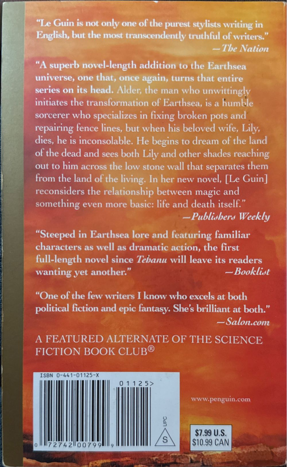 The Other Wind - Ursula K. Le Guin (ACE Fantasy - Paperback) book collectible [Barcode 9780441011254] - Main Image 2