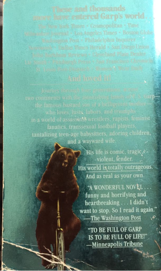 The World According To Garp - John Irving book collectible - Main Image 2